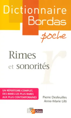 Dictionnaire Bordas poche Rimes et sonorités