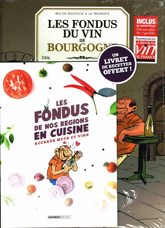 Livres BD Les Classiques Les Fondus du vin : Bourgogne + mets 2020 Serge Carrère