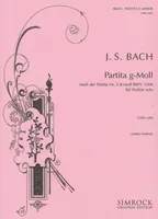 Partita No. 2 in G Minor, BWV 1004. cello.