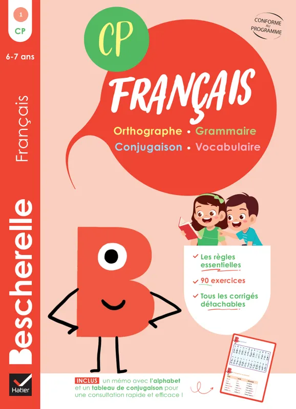 Livres Scolaire-Parascolaire Primaire Bescherelle français CP - 6 ans, Mon cahier d'entraînement français Véronique Virzi-Roustan
