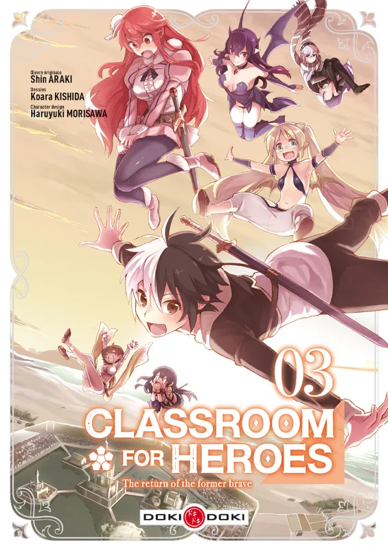 Livres Mangas 3, Classroom for heroes Koara KISHIDA