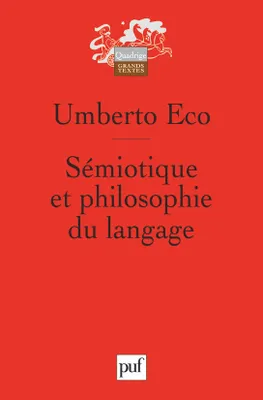 Sémiotique et philosophie du langage