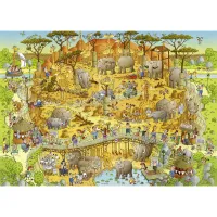 Jeux et Puzzles Puzzles Puzzle 1000 pcs - Funky Zoo African habitat Puzzle