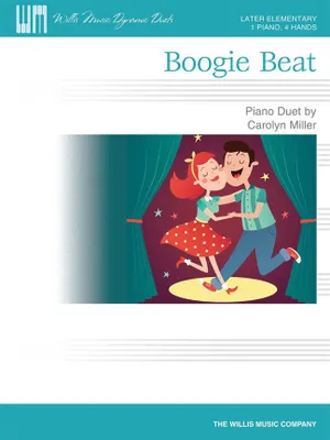 Boogie Beat, 1 Piano, 4 Hands-Later Elementary Level