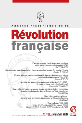 Annales historiques de la Révolution française Nº408 2/2022, Varia