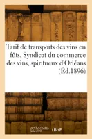 Tarif de transports des vins en fûts