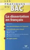 Les Pratiques du Bac - La dissertation en français, Les méthodes du bac français