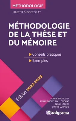 Méthodologie de la thèse et du mémoire