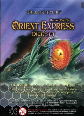 Set de 7 dés - Horror on the Orient Express