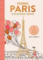 Iconic Paris Coloring Book /anglais