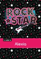 Le cahier d'Alexia - Blanc, 96p, A5 - Rock Star