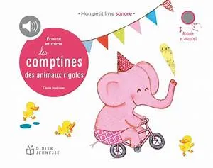 Jeux et Jouets Livres Livres pour les 0-3 ans Livres sonores Ecoute et mime les comptines des animaux rigolos Hudrisier, Cécile