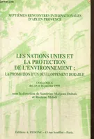 Septièmes rencontres internationales d'Aix en Provence : Les Nations Unies et la protection de l'environnement - La promotion d'un développement durable, la promotion d'un développement durable