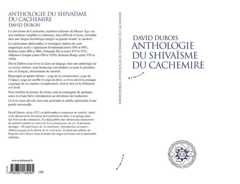 ANTHOLOGIE DU SHIVAISME DU CACHEMIRE David Dubois