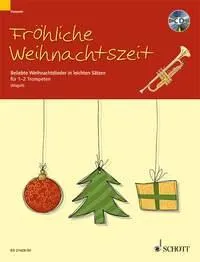 Fröhliche Weihnachtszeit, Beliebte Weihnachtslieder in leichten Sätzen. 1-2 trumpets in Bb.