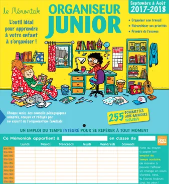 Organiseur Junior Mémoniak 2017-2018