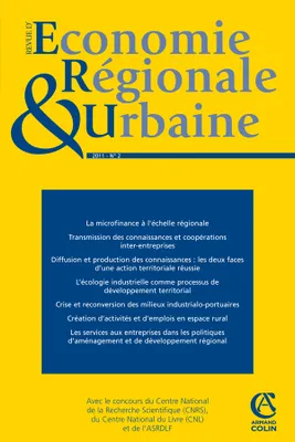 Revue d'économie régionale & urbaine (2/2011)