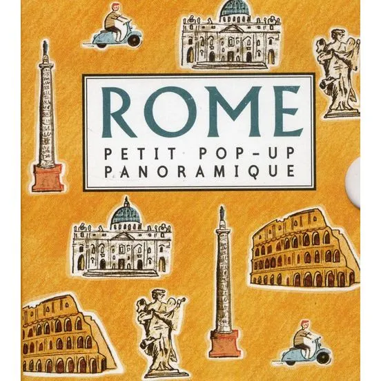 Livres Arts Arts graphiques Petit pop-up panoramique, Rome, Petit pop-up panoramique Kristyna Litten