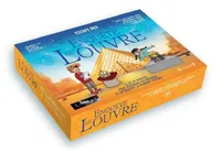 Escape box - Enquête au Louvre - Escape game enfant de 2 à 5 joueurs avec 40 cartes, 1 livret, 1 pos