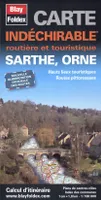 [France], 210, SARTHE, ORNE. CARTE ROUTI RE ET TOURISTIQUE