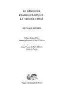 Genocide franco-francais (le), la Vendée-Vengé