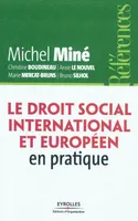 Droit social international et européen en pratique