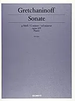 Sonate sol mineur, op. 129. piano.