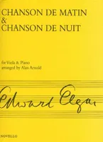 Chanson De Matin And Chanson De Nuit (Viola/Piano)