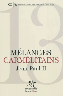 Melanges carmelitains 13, Jean-Paul II