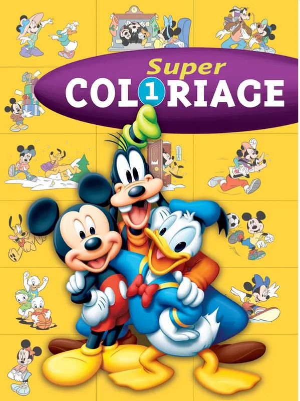 Mickey, SUPER COLORIAGE Walt Disney