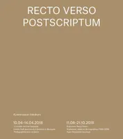 Recto Verso, postscriptum /franCais