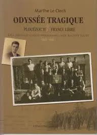 Livres Bretagne Odyssée tragique, Plouézoc'h, France libre Marthe Le Clech