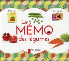 Livres Jeunesse Les tout-petits Albums animés et pop-up LE MEMO DES LEGUMES, Passion gourmande Anne-Sophie Baumann