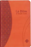 La Bible en français courant avec notes similicuir havane + onglets, Ancien Testament intégrant les livres deutérocanoniques et Nouveau Testament