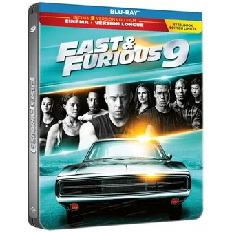 Fast & Furious 9 (Édition limitée boîtier SteelBook - Film en version cinéma et version longue) - Bl