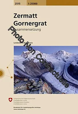 Carte routière : Zermatt - Gornergrat