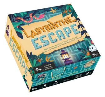 Labyrinthe escape - boîte avec cartes et accessoires
