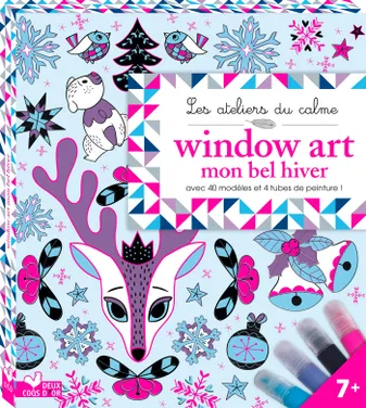 Window art Mon bel hiver - boîte avec accessoires