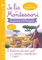 Je lis avec Montessori - Niveau 1 La Savane, 2 histoires à lire tout seul, + des activités de compréhension, + des jeux