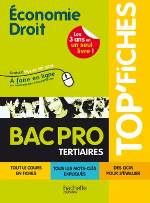 Top Fiches Eco Droit Bac Pro 3 ans + QCM