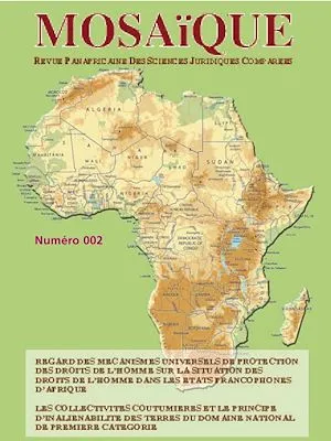 Revue Mosaïque n°002, Revue panafricaine des sciences juridiques comparées