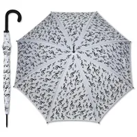 Umbrella G-clef white, fabric: 100% polyester, 86 cm, diameter 103 cm