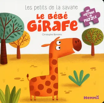 1, Les petits de la savane Le bébé girafe