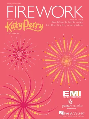 Katy Perry: Firework, Piano, Vocal, Guitar Single Sheet