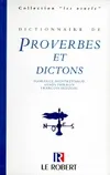 Dictionnaire des proverbes et dictons
