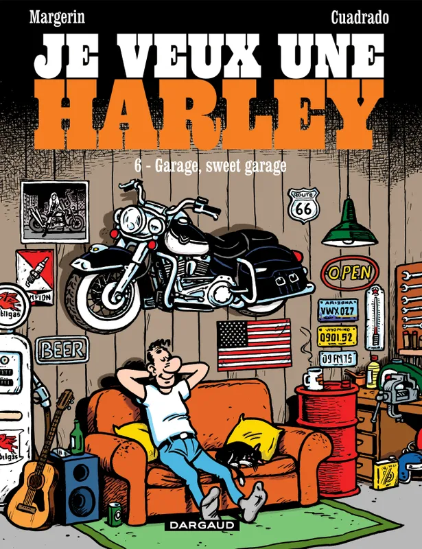 Livres Loisirs Humour Je veux une Harley, 6, Garage, sweet garage Frank Margerin, Marc Cuadrado