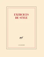 Cahier «Exercices de style» (papeterie)