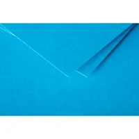 Paquet de 20 enveloppes Pollen 110x220mm 120g/m2 - Bleu turquoise