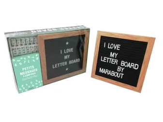 Coffret letter board