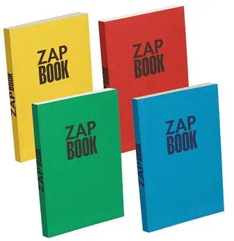Bloc d'esquisse 1/2 Zap Book collé - A5 - 80g - 160 pages Uni - Couleurs Assorties
